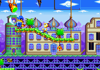 Скриншот игры Dynamite Headdy